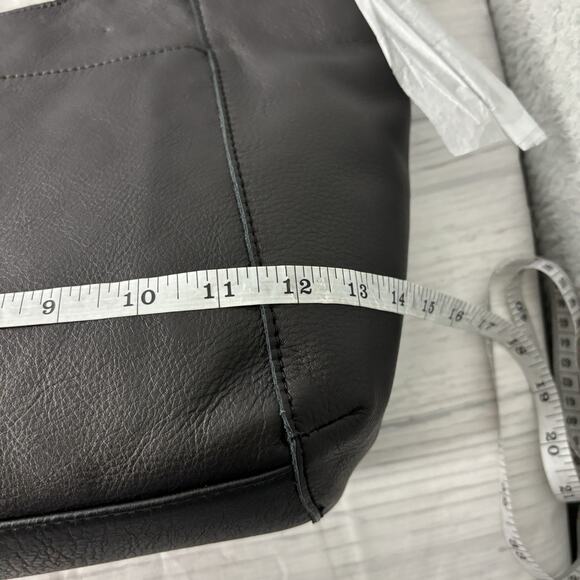 The Sak Shoulder Bag Buttery Leather Large Black Tassels New NWT - Picture 8 of 16